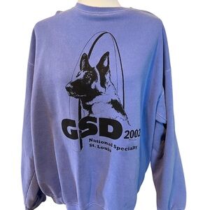 Purple GSD Graphic Sweatshirt